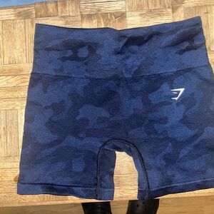 Gymshark Navy Camo Shorts